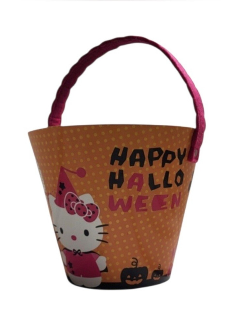 Sanrio 2010 Hello Kitty Halloween Paperboard Bucket